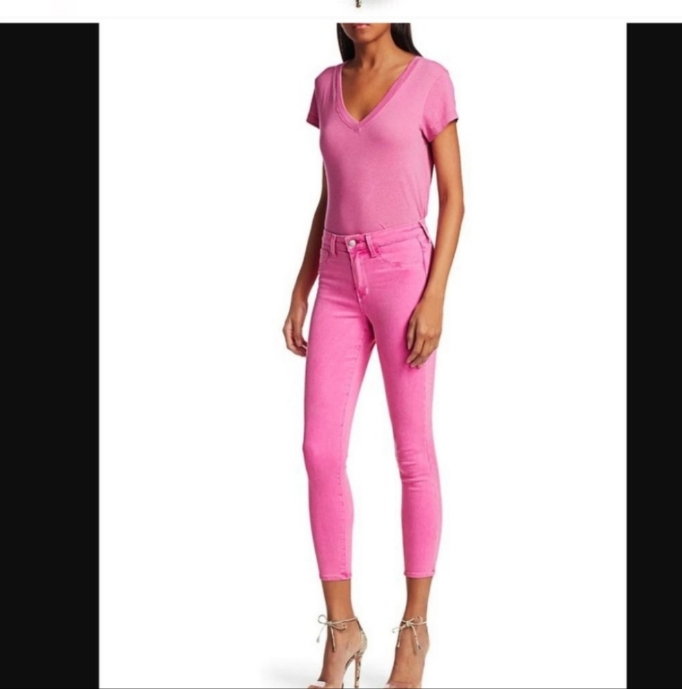 L'agence Margot Pink pants size 25 (2)
